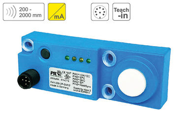 P41-200-I-CM12 Ultrasonic Distance Sensor up to 2000 mm Sensing Distance, Output 4-20mA